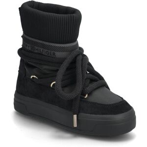 Tommy Hilfiger Tommytech Logotape Snowboot Warm 39 Black 39 Tommy Hilfiger Tommytech Logotape Snowboot Warm 39 Black 39