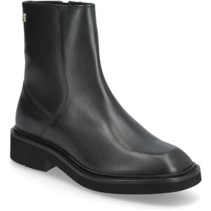 Tommy Hilfiger Th Square Toe Leather Bootie 36 Black 36 Tommy Hilfiger Th Square Toe Leather Bootie 36 Black 36