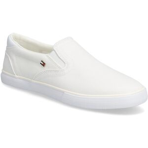Tommy Hilfiger Th Low Profile Slip On 42 White 42 Tommy Hilfiger Th Low Profile Slip On 42 White 42