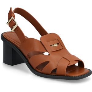 Tommy Hilfiger Cross Blocked Heel Sandal 38 Brown 38 Tommy Hilfiger Cross Blocked Heel Sandal 38 Brown 38