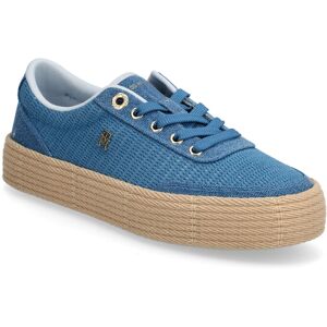 Tommy Hilfiger Th Foxing Platform Rope 42 Blue 42 Tommy Hilfiger Th Foxing Platform Rope 42 Blue 42