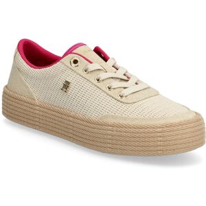 Tommy Hilfiger Th Foxing Platform Rope 36 Beige 36 Tommy Hilfiger Th Foxing Platform Rope 36 Beige 36
