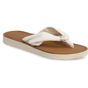 Tommy Hilfiger Th Ltr Footbed Summer Sandal 36 Cream 36 Tommy Hilfiger Th Ltr Footbed Summer Sandal 36 Cream 36