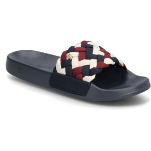 Tommy Hilfiger Th Braided Pool Slide 40 Navy 40 Tommy Hilfiger Th Braided Pool Slide 40 Navy 40