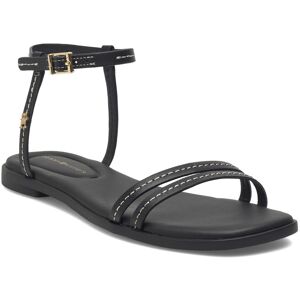 Tommy Hilfiger Flat Sandal Stitching 40 Black 40 Tommy Hilfiger Flat Sandal Stitching 40 Black 40
