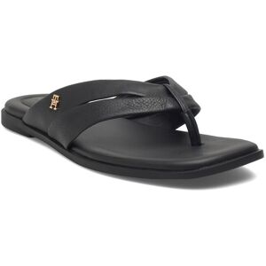 Tommy Hilfiger Elevated Toe Post Lth Sandal 40 Black 40 Tommy Hilfiger Elevated Toe Post Lth Sandal 40 Black 40
