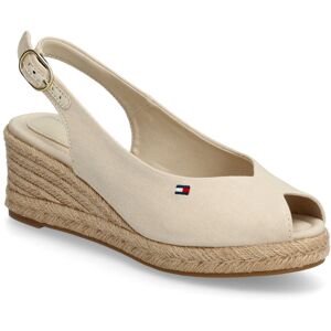 Tommy Hilfiger Mid Wedge Espad Slingback 41 Beige 41 Tommy Hilfiger Mid Wedge Espad Slingback 41 Beige 41