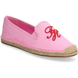 Tommy Hilfiger Th Script Summer Espadrille 41 Pink 41 Tommy Hilfiger Th Script Summer Espadrille 41 Pink 41