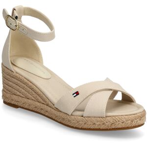 Tommy Hilfiger Mid Wedge Espad X Cross 36 Beige 36 Tommy Hilfiger Mid Wedge Espad X Cross 36 Beige 36