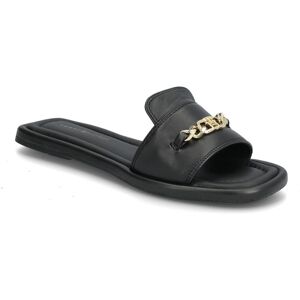 Tommy Hilfiger Leather Horsebit Mule 39 Black 39 Tommy Hilfiger Leather Horsebit Mule 39 Black 39