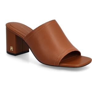 Tommy Hilfiger Th Block Heel Mule Lth 36 Brown 36 Tommy Hilfiger Th Block Heel Mule Lth 36 Brown 36