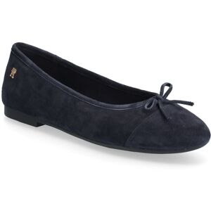 Tommy Hilfiger Hilfiger Suede Ballerina 38 Navy 38 Tommy Hilfiger Hilfiger Suede Ballerina 38 Navy 38