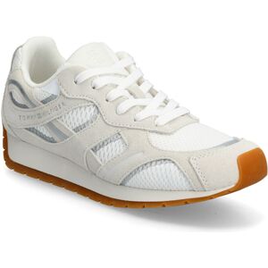 Tommy Hilfiger Th Chic Suede Retro Runner 42 White 42 Tommy Hilfiger Th Chic Suede Retro Runner 42 White 42