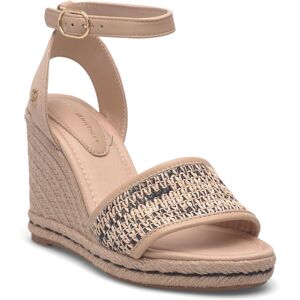 Tommy Hilfiger High Wedge Espad Raffia 36 Beige 36 Tommy Hilfiger High Wedge Espad Raffia 36 Beige 36