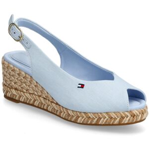 Tommy Hilfiger Mid Wedge Espad Slingback Speck 41 Blue 41 Tommy Hilfiger Mid Wedge Espad Slingback Speck 41 Blue 41