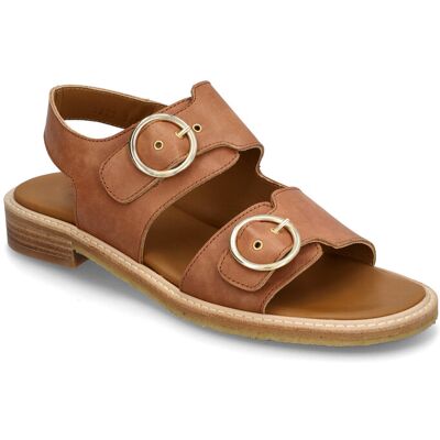 ANGULUS Sandals - Flat - Open Toe - Op 38.5 Brown 38.5 ANGULUS Sandals - Flat - Open Toe - Op 38.5 Brown 38.5
