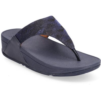 FitFlop Lulu Glitz Toe-Post Sandals 36 Navy 36 FitFlop Lulu Glitz Toe-Post Sandals 36 Navy 36