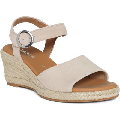 Gabor Wedge Sandal 38.5 Beige 38.5 Gabor Wedge Sandal 38.5 Beige 38.5