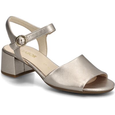 Gabor Ankle-Strap Sandal 40.5 Silver 40.5 Gabor Ankle-Strap Sandal 40.5 Silver 40.5
