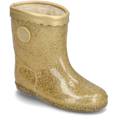 Sofie Schnoor Baby and Kids Mellysk Rubber Boot 28/21.0 Gold 28/21.0 Sofie Schnoor Baby and Kids Mellysk Rubber Boot 28/21.0 Gold 28/21.0