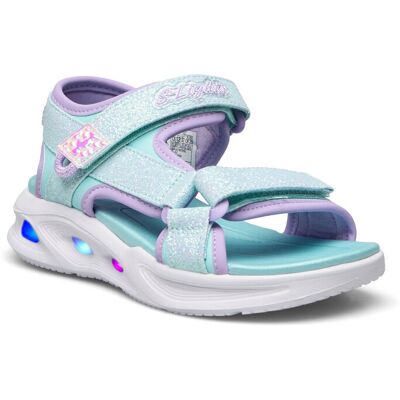 Skechers Girls Sola Glow Sandal 31 Blue 31 Skechers Girls Sola Glow Sandal 31 Blue 31