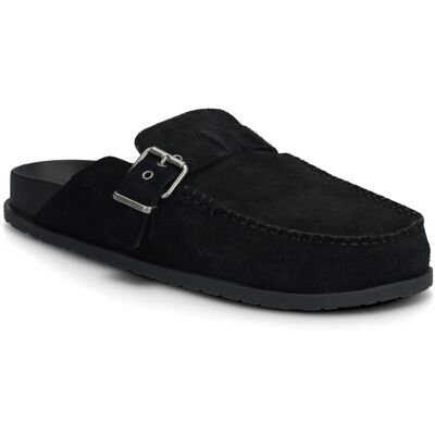 Tommy Hilfiger Bind Mule Washed Suede 43 Black 43 Tommy Hilfiger Bind Mule Washed Suede 43 Black 43