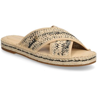 Tommy Hilfiger Espadrille Mule Sandal Raffia 41 Beige 41 Tommy Hilfiger Espadrille Mule Sandal Raffia 41 Beige 41