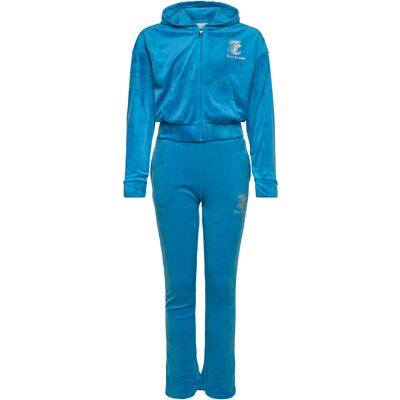 Juicy Couture Cropped Zip Thru & Bootcut Set 134 Blue 134 Juicy Couture Cropped Zip Thru & Bootcut Set 134 Blue 134