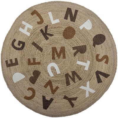 Bloomingville Dinne Rug, Brown, Jute ONE SIZE Patterned ONE SIZE Bloomingville Dinne Rug, Brown, Jute ONE SIZE Patterned ONE SIZE