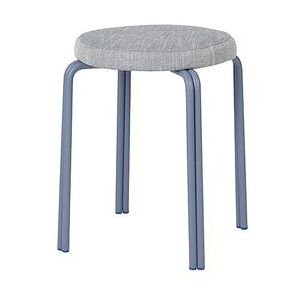 Broste Copenhagen Taburet 'Oda' Jern, Tekstil ONE SIZE Blue ONE SIZE Broste Copenhagen Taburet 'Oda' Jern, Tekstil ONE SIZE Blue ONE SIZE