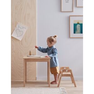 Kid's Concept Table & Adjustable Stool ONE SIZE Beige ONE SIZE Kid's Concept Table & Adjustable Stool ONE SIZE Beige ONE SIZE