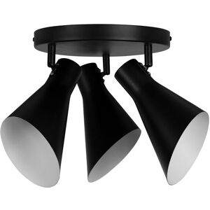 Dyberg Larsen Denver Round Rail W/ 3 Spots H25CM Black H25CM Dyberg Larsen Denver Round Rail W/ 3 Spots H25CM Black H25CM
