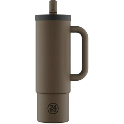 24bottles Straw Cup 800 Ml - Mocha 0.8 L Brown 0.8 L 24bottles Straw Cup 800 Ml - Mocha 0.8 L Brown 0.8 L