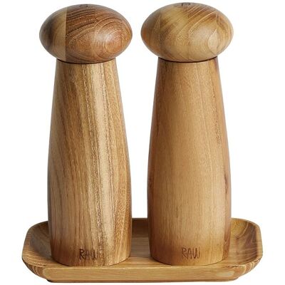 Aida Raw Teak - Keramisk Kværnesæt Med Bakke ONE SIZE x 8.5 Brown ONE SIZE x 8.5 Aida Raw Teak - Keramisk Kværnesæt Med Bakke ONE SIZE x 8.5 Brown ONE SIZE x 8.5