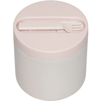 Design Letters Travel Thermo Lunch Box 530 ML Beige 530 ML Design Letters Travel Thermo Lunch Box 530 ML Beige 530 ML