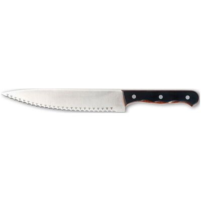 Gense Brødkniv Old Farmer Classic 22 Cm Træ/Stål L:22CM Patterned L:22CM Gense Brødkniv Old Farmer Classic 22 Cm Træ/Stål L:22CM Patterned L:22CM