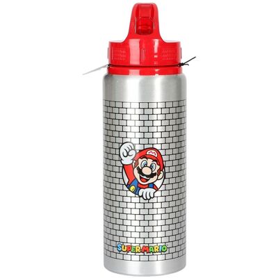Joker Aluminium Sport Water Bottle Super Mario 730 Ml 730 ml Patterned 730 ml Joker Aluminium Sport Water Bottle Super Mario 730 Ml 730 ml Patterned 730 ml