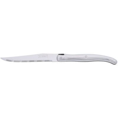 Jean Dubost Laguiole Kniv M. Rustfrit Stål Håndtag L:23.5CM Silver L:23.5CM Jean Dubost Laguiole Kniv M. Rustfrit Stål Håndtag L:23.5CM Silver L:23.5CM