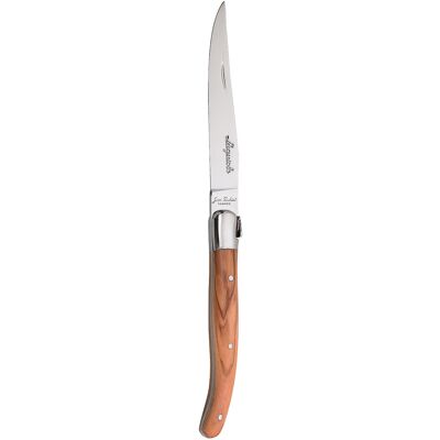 Jean Dubost Laguiole Kniv M. Oliventræsskaft L:23CM Brown L:23CM Jean Dubost Laguiole Kniv M. Oliventræsskaft L:23CM Brown L:23CM