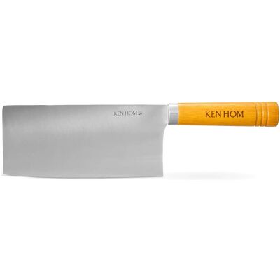 Ken Hom Kniv Cleaver 18Cm Trähandtag L:18CM Silver L:18CM Ken Hom Kniv Cleaver 18Cm Trähandtag L:18CM Silver L:18CM