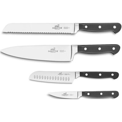 Lion Sabatier Knife Set Pluton 4-Pack ONE SIZE Silver ONE SIZE Lion Sabatier Knife Set Pluton 4-Pack ONE SIZE Silver ONE SIZE
