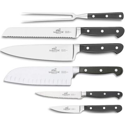 Lion Sabatier Knife Set Pluton 6-Pack ONE SIZE Silver ONE SIZE Lion Sabatier Knife Set Pluton 6-Pack ONE SIZE Silver ONE SIZE