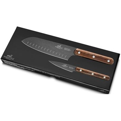 Lion Sabatier Knife Set Phenix 2-Pack ONE SIZE Black ONE SIZE Lion Sabatier Knife Set Phenix 2-Pack ONE SIZE Black ONE SIZE