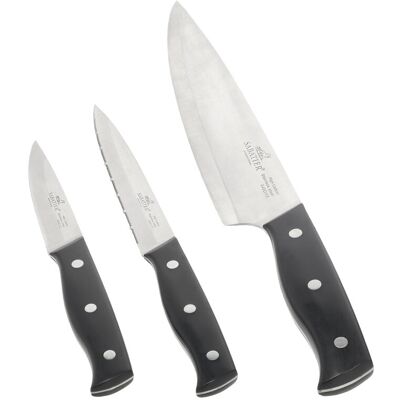 Lion Sabatier Knivset Austral 3 Delar ONE SIZE Black ONE SIZE Lion Sabatier Knivset Austral 3 Delar ONE SIZE Black ONE SIZE