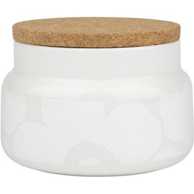 Marimekko Unikko Jar 0,7L 70 CL White 70 CL Marimekko Unikko Jar 0,7L 70 CL White 70 CL