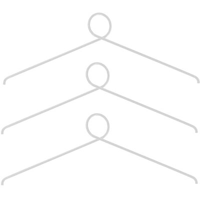 Nordic Function Loop It Bøjler, 3 Stk ONE SIZE White ONE SIZE Nordic Function Loop It Bøjler, 3 Stk ONE SIZE White ONE SIZE