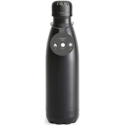 Sagaform Olle Stålflaske 50 cl Black 50 cl Sagaform Olle Stålflaske 50 cl Black 50 cl