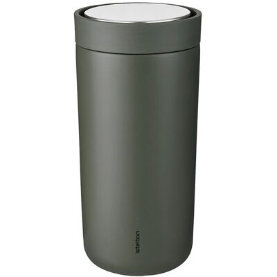 Stelton To Go Click Termokop 0.4 L. Soft Dark Forest 40 CL Green 40 CL Stelton To Go Click Termokop 0.4 L. Soft Dark Forest 40 CL Green 40 CL
