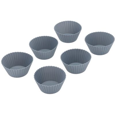 Taylor Muffinform Pecan 7 X 3,2 Cm 6 Stk. Indigo Silikone FOR 6PCS Blue FOR 6PCS Taylor Muffinform Pecan 7 X 3,2 Cm 6 Stk. Indigo Silikone FOR 6PCS Blue FOR 6PCS