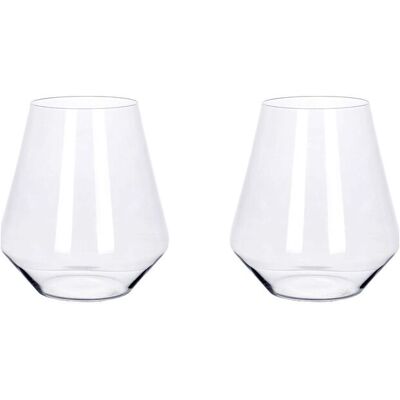 Aida Ultima Mouthblown Crystal Glass Water 530 Ml. 2 Pcs. Giftbox ONE SIZE ONE SIZE Aida Ultima Mouthblown Crystal Glass Water 530 Ml. 2 Pcs. Giftbox ONE SIZE ONE SIZE